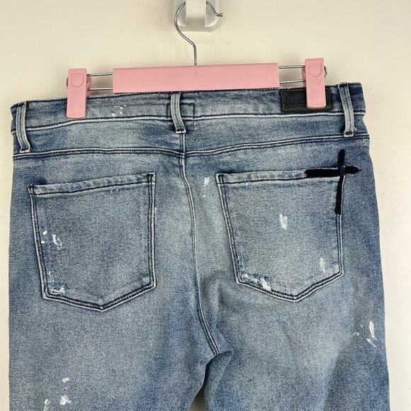 RtA Ryder boyfriends jeans women's size 26 medium wash - Picture 6 of 9
